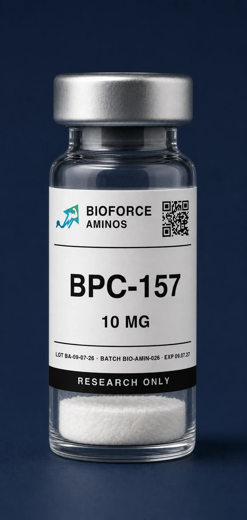 BPC-157 produktillustrasjon fra BioForce Aminos
