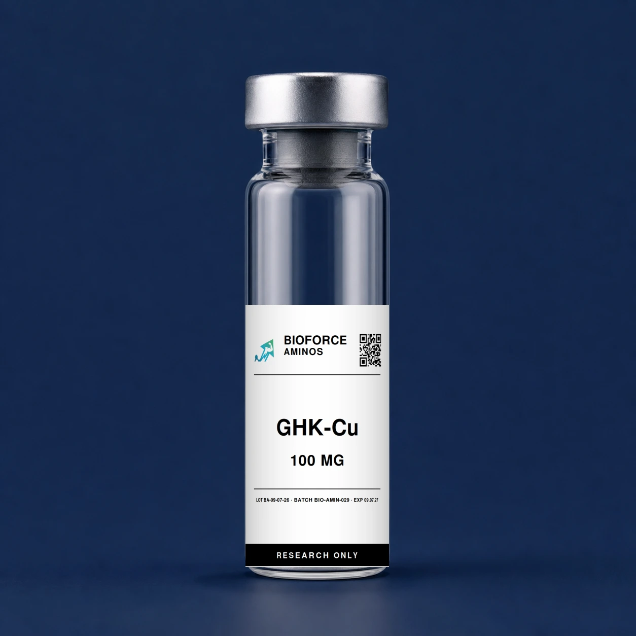 GHK-Cu produktillustrasjon fra BioForce Aminos